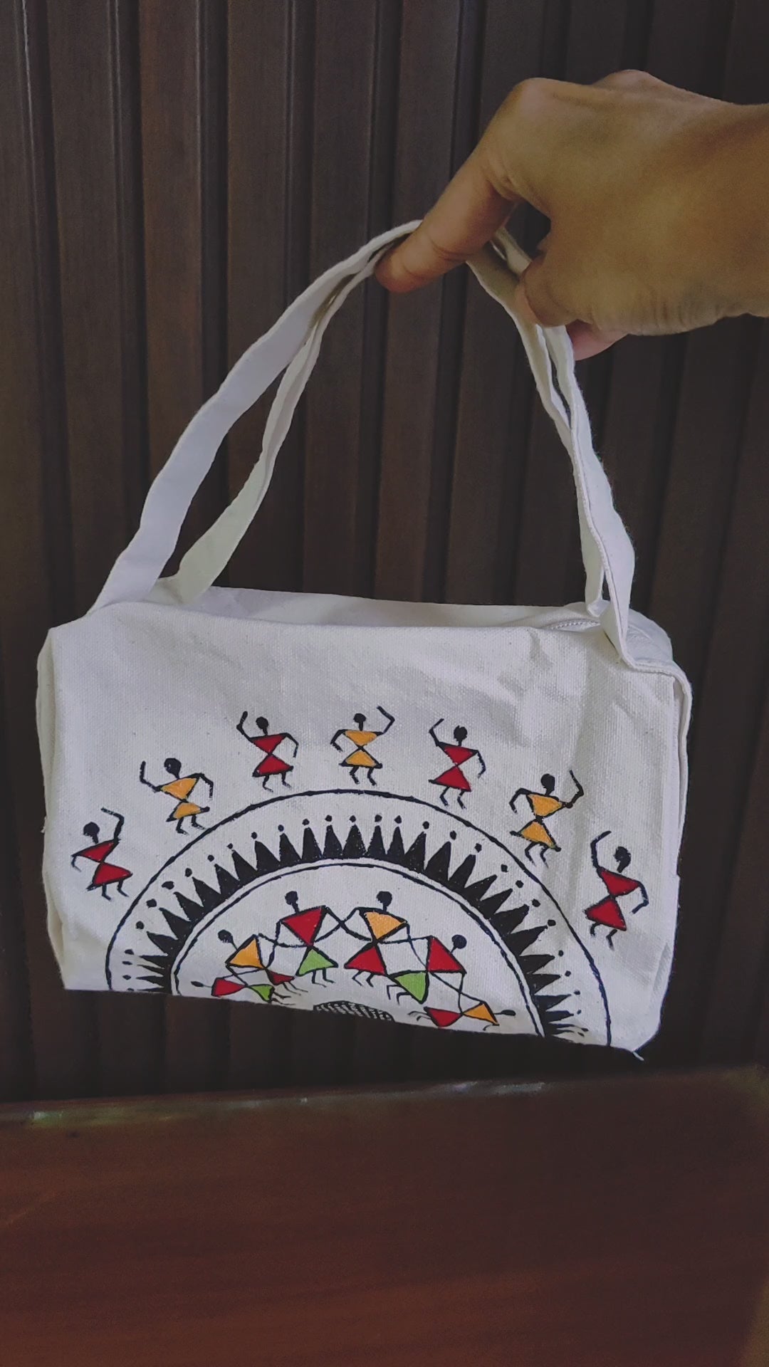 Canvas Pouch with belt